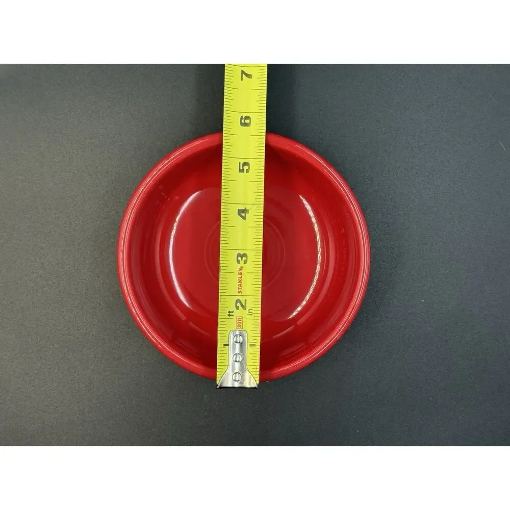 Fiesta Scarlet Classic Rim Small Bowls Set of 4 HLC USA 5 5/8”